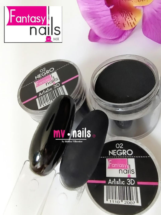 ACRICOLOR NEGRO #2 FANTASY NAILS