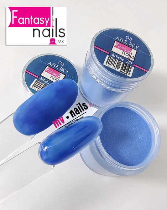 ACRICOLOR AZUL REY #3 FANTASY NAILS