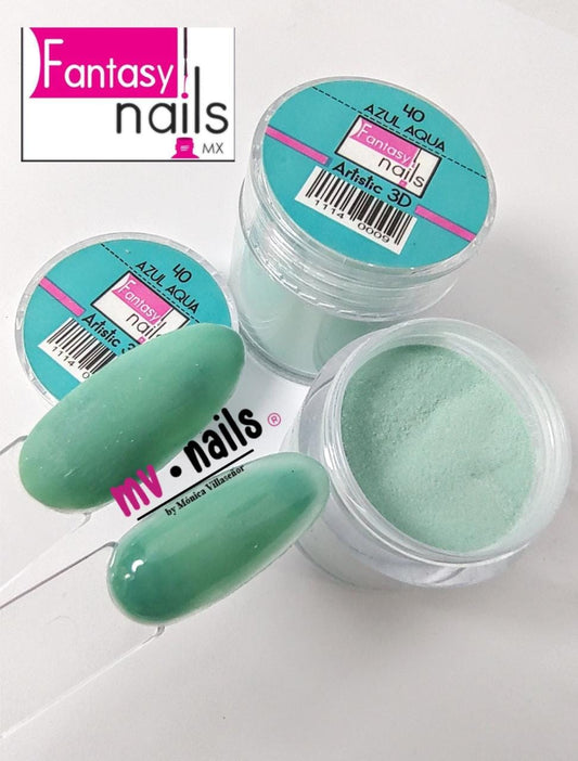 ACRICOLOR AZUL AQUA #40 FANTASY NAILS
