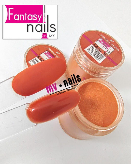 ACRICOLOR NARANJA OTOÑO #87 FANTASY NAILS
