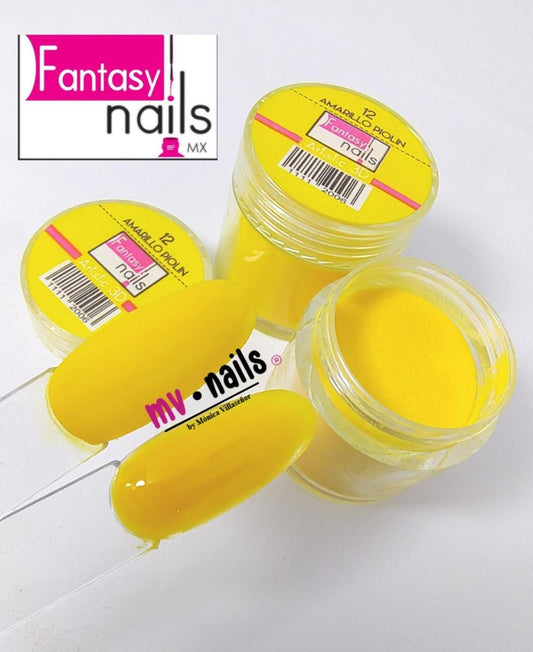 ACRICOLOR AMARILLO PIOLIN #12 FANTASY NAILS